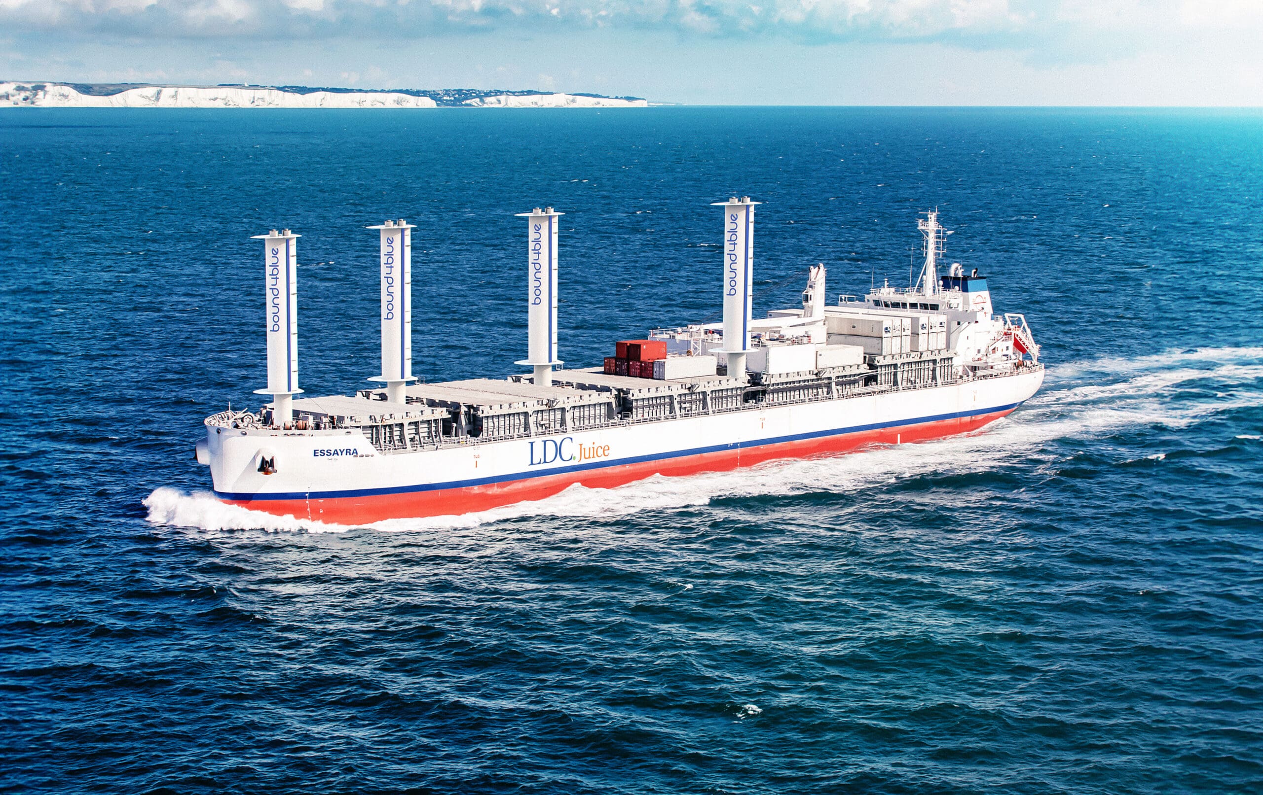 Louis Dreyfus Company to Equip Juice Vessel with bound4blue’s eSAILs®