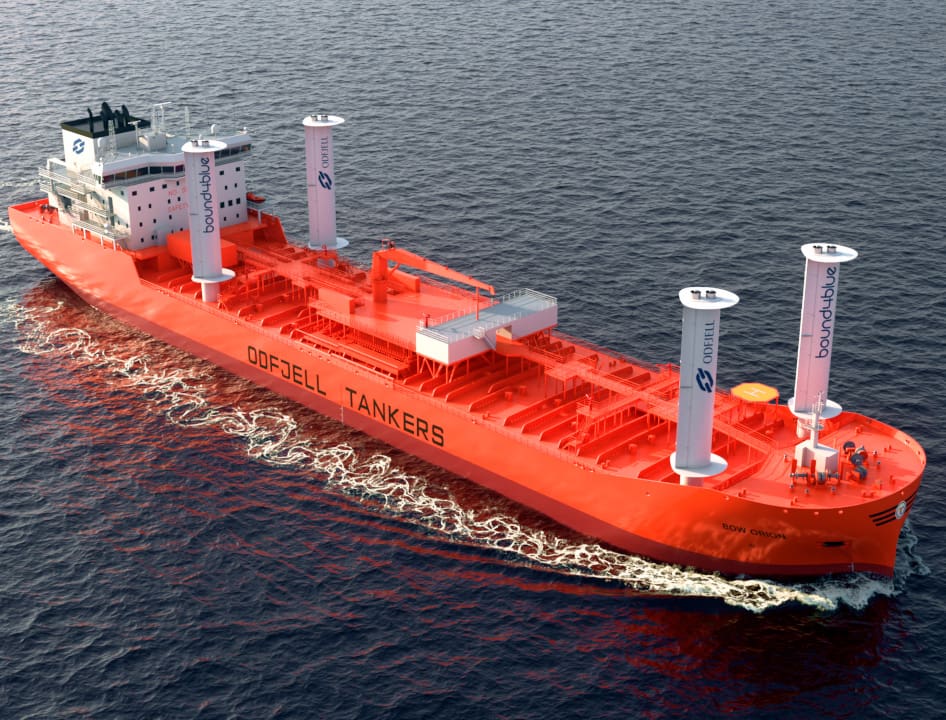 Odfjell Becomes First Deep-Sea Chemical Tanker to Install Suction Sails